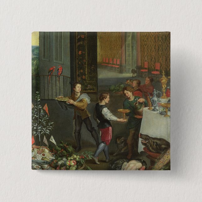 Badge Carré 5 Cm Allégorie de goût (Devant)