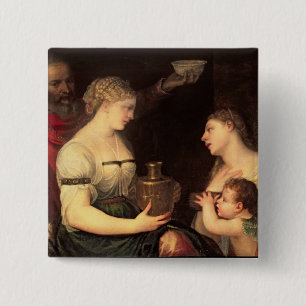 Badge Carré 5 Cm Allégorie de la vie Married