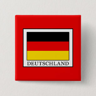 Badge Carré 5 Cm Allemagne