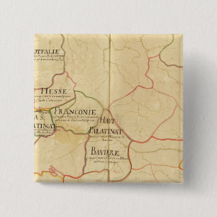 Badge Carré 5 Cm Allemagne 16