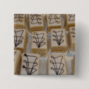 Badge Carré 5 Cm Allemagne, Franconie, Wertheim. boulangerie locale