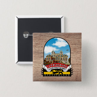 Badge Carré 5 Cm Allemagne Ludwigsburg Vintage