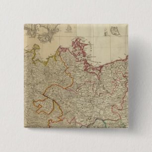Badge Carré 5 Cm Allemagne nord