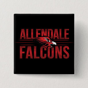 Badge Carré 5 Cm Allendale Falcons #2