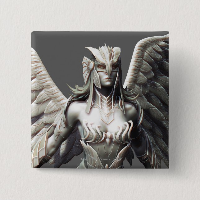 Badge Carré 5 Cm Alternate de Hawkgirl (Devant)