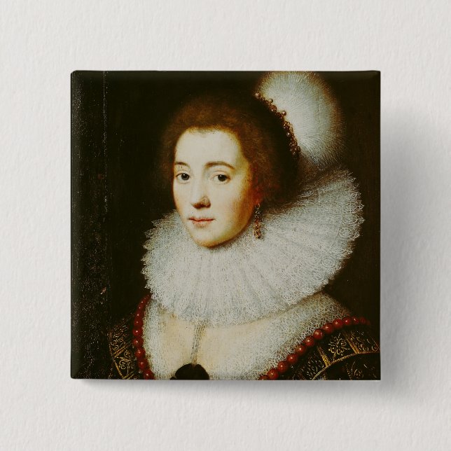 Badge Carré 5 Cm Amalia van Solms (Devant)