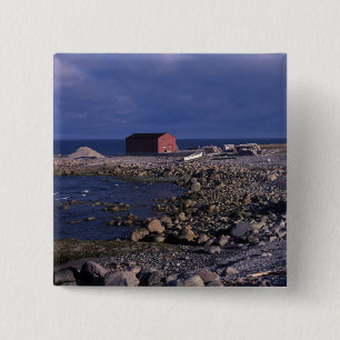 Badge Carré 5 Cm Amérique du Nord, Canada, Terre-Neuve, Gros Morne