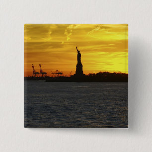 Badge Carré 5 Cm Amérique du Nord, États-Unis, New York, New York C