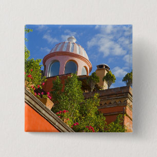 Badge Carré 5 Cm Amérique du Nord, Mexique, État de Guanajuato, San