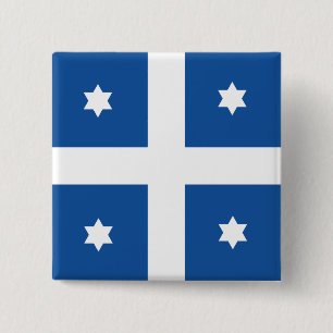 Badge Carré 5 Cm Amiral grec de marine, drapeau de la Grèce