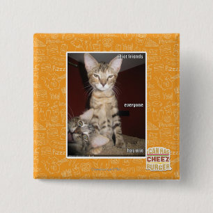 Badge Carré 5 Cm Amis d'idiot