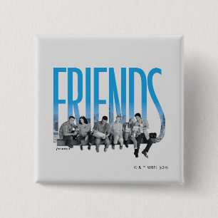 Badge Carré 5 Cm AMIS™   La Bande