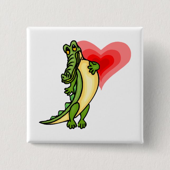 Badge Carré 5 Cm Amour de Gater (Devant)