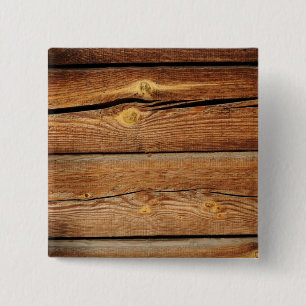 Badge Carré 5 Cm Ancien Arrière - plan en bois