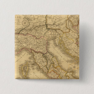 Badge Carré 5 Cm Ancienne Italie 2