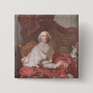 Badge Carré 5 Cm André cardinal Hercule de Fleury