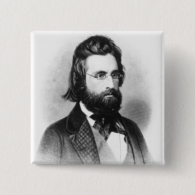 Badge Carré 5 Cm Andrew Jackson (Devant)