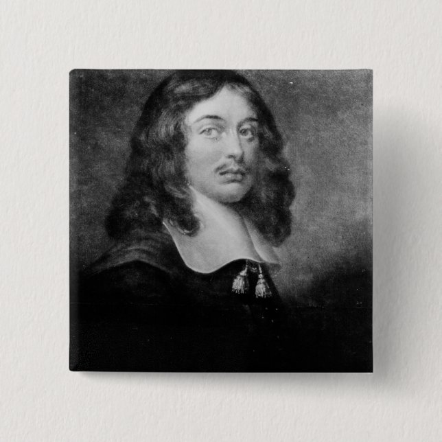 Badge Carré 5 Cm Andrew Marvell, gravé par Raphael Smith de John (Devant)