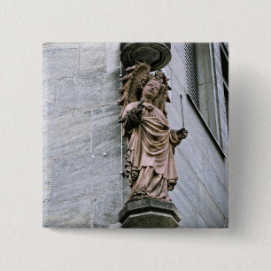 Badge Carré 5 Cm Ange