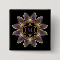 Ange Abstraite ailes Mandala Monogramme fractal