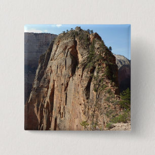 Badge Carré 5 Cm Angels Landing à Zion National Park