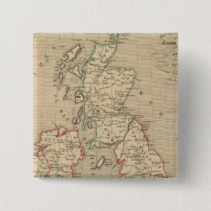 Badge Carré 5 Cm Angleterre, Ecosse, Irlande et Man 1100 a 1280