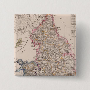 Badge Carré 5 Cm Angleterre, Pays de Galles