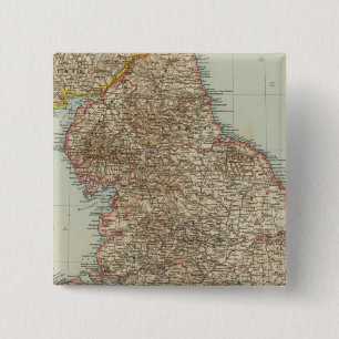Badge Carré 5 Cm Angleterre, Pays de Galles N
