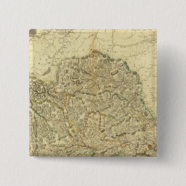 Badge Carré 5 Cm Angusshire composite (Devant)