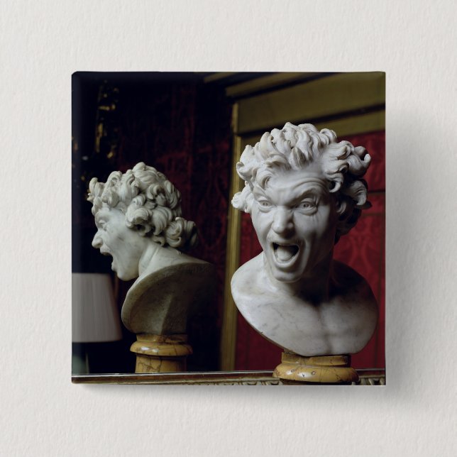 Badge Carré 5 Cm Anima Dannata (Devant)