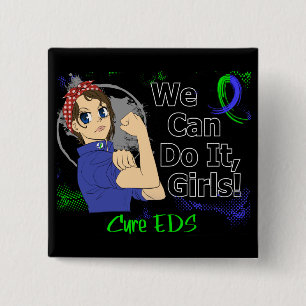 Badge Carré 5 Cm Anime WCDI EDS de Rosie