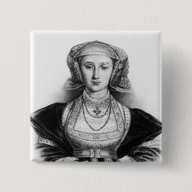 Badge Carré 5 Cm Anne de Cleves (Devant)