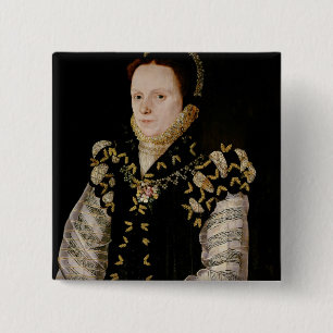 Badge Carré 5 Cm Anne Russell, comtesse de Warwick, c.1565