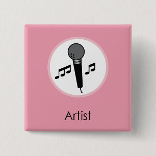 Badge Carré 5 Cm Anniversaire de Coréen de Doljabi Doljanchi Dol ęr