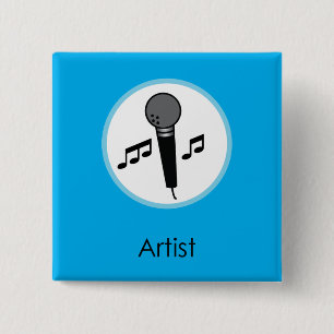 Badge Carré 5 Cm Anniversaire de Coréen de Doljabi Doljanchi Dol ęr