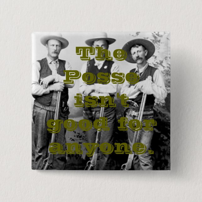 Badge Carré 5 Cm Anti-Bande III (Devant)