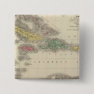 Badge Carré 5 Cm Antilles 9