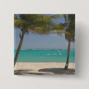 Badge Carré 5 Cm Antilles françaises, Guadeloupe, Marie, Galante 2