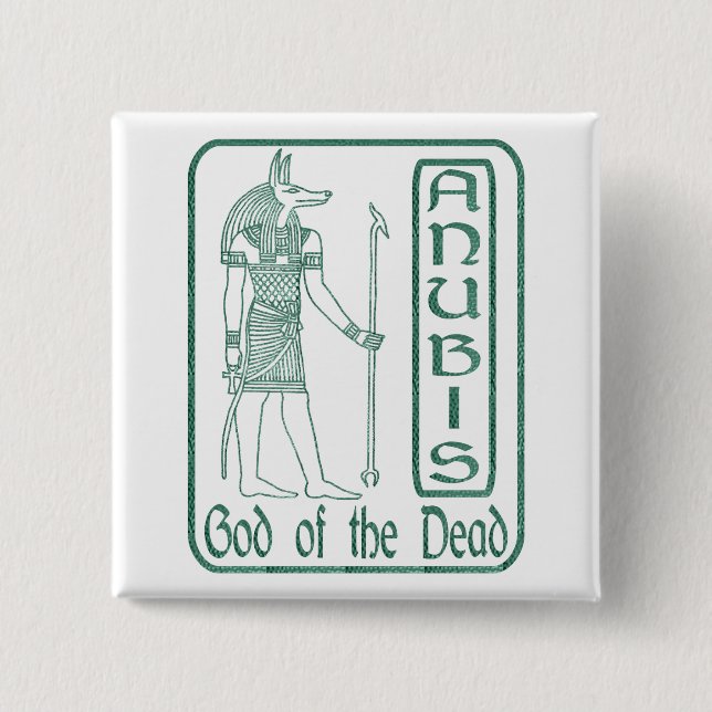 Badge Carré 5 Cm Anubis (Devant)