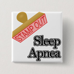 Badge Carré 5 Cm Apnée du sommeil