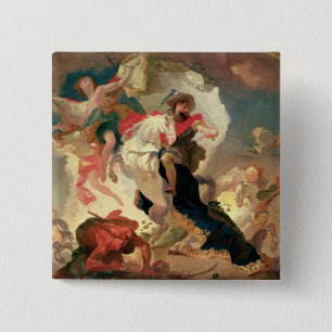 Badge Carré 5 Cm Apothéose de St James le plus grand