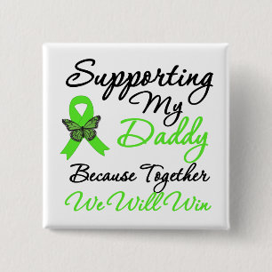 Badge Carré 5 Cm Appui de lymphome (papa)