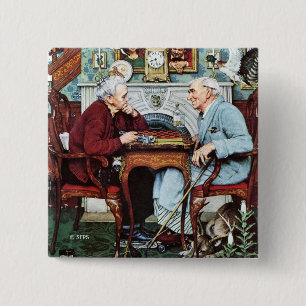 Badge Carré 5 Cm April Fool, 1943