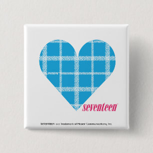 Badge Carré 5 Cm Aqua 2 de plaid