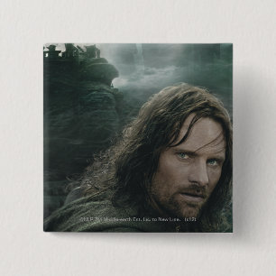 Badge Carré 5 Cm Aragorn et Ringwraiths