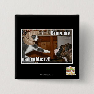 Badge Carré 5 Cm Arbre