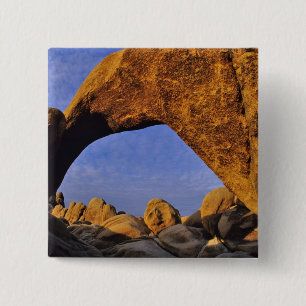 Badge Carré 5 Cm Arch Rock à Joshua Tree National Park dans