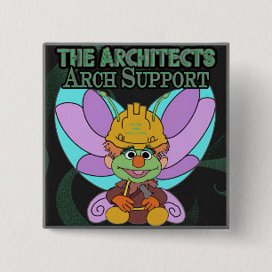 Badge Carré 5 Cm Architecte Magnet 2024