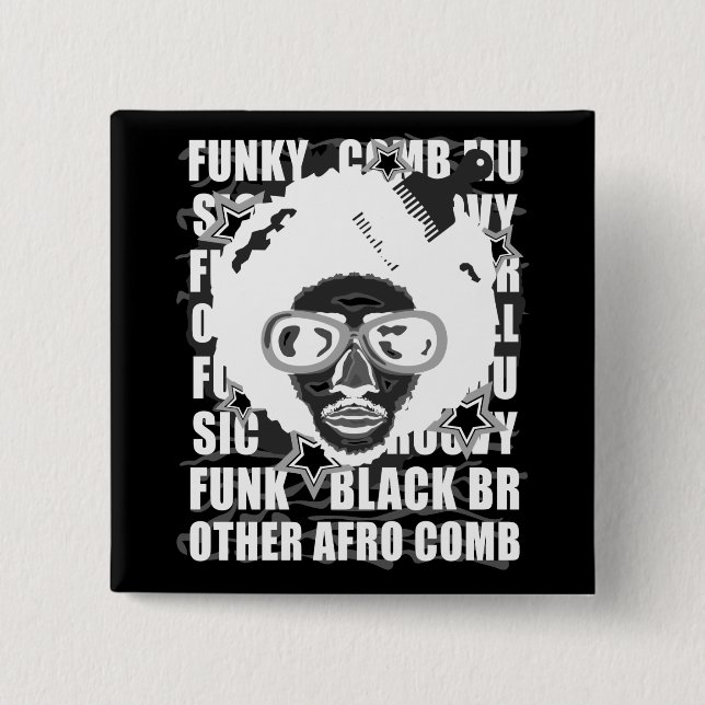 BADGE CARRÉ 5 CM ARFO-W (Devant)