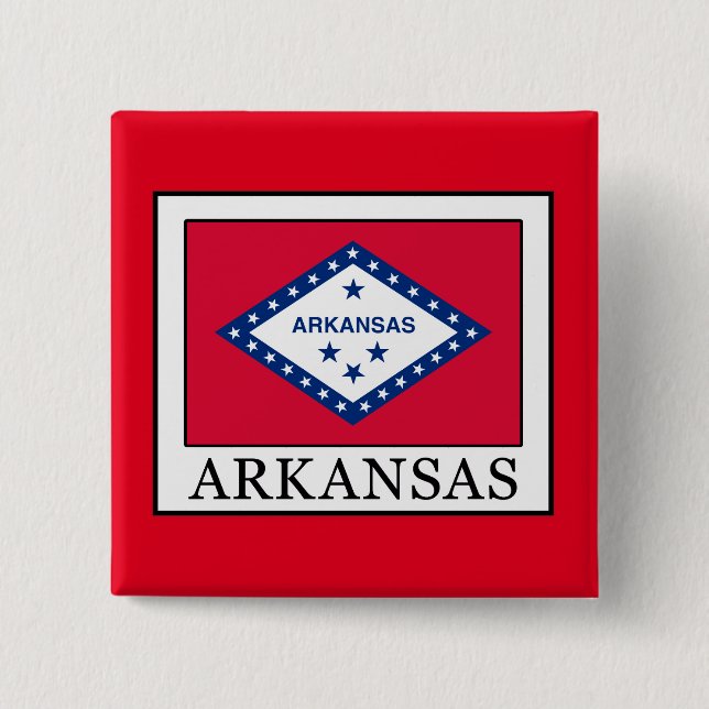 Badge Carré 5 Cm Arkansas (Devant)